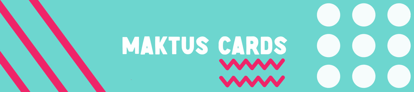 Maktus card range designed in store