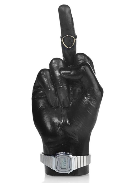 The Finger Sculpture - Black