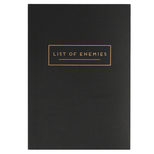 List Of Enemies Notebook - Maktus