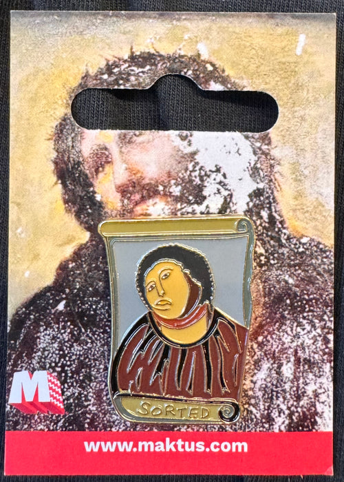 Sorted- Ecce Homo - Restored Painting Enamel Pin