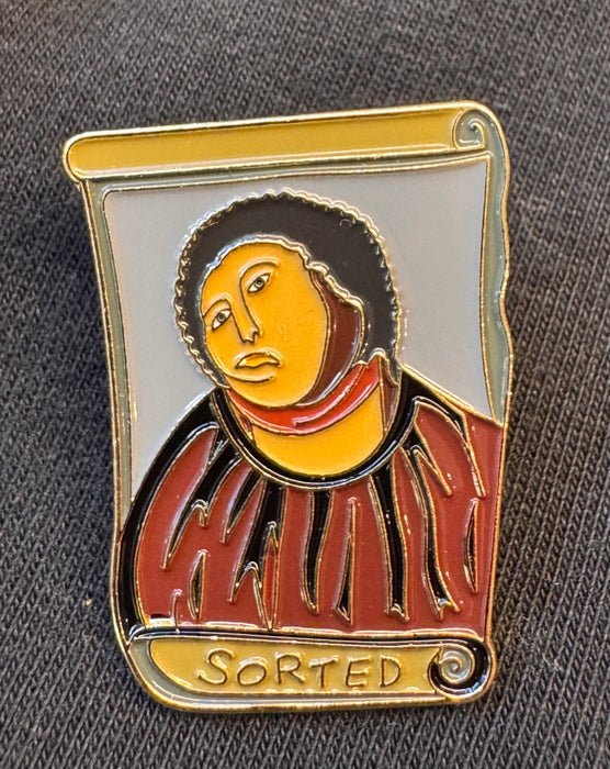 Sorted- Ecce Homo - Restored Painting Enamel Pin