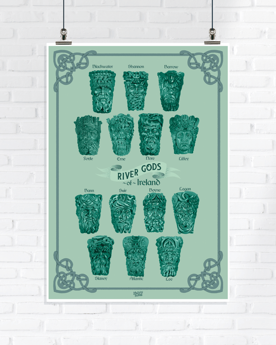 River Gods A3 Print