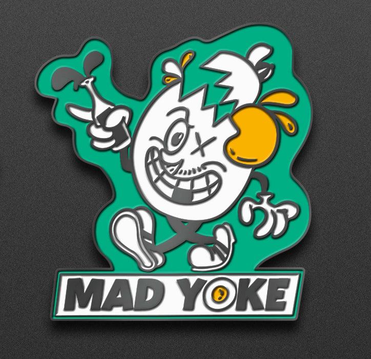 Mad Yoke Enamel Pin