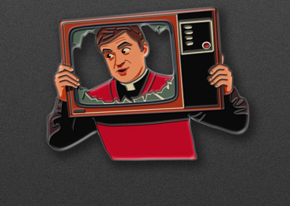 Fr Dougal MaGuire Enamel Pin