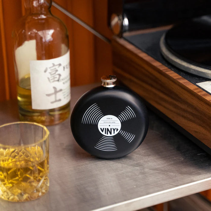 Record Hip Flask