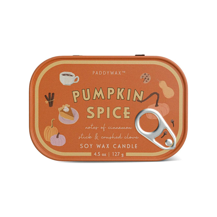 Pumpkin Candle Tin - Pumpkin Spice