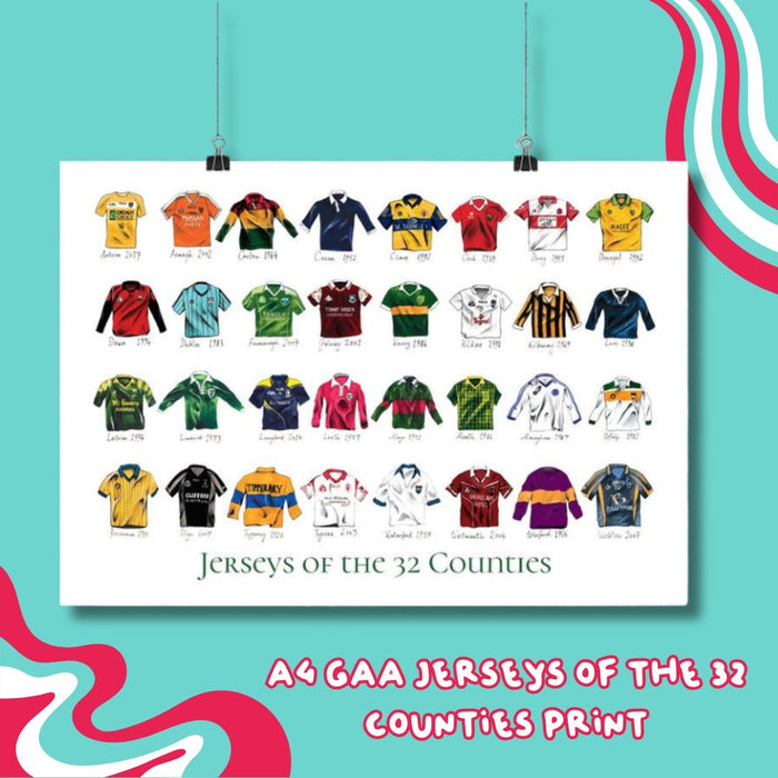 GAA Jerseys of the 32 counties A4