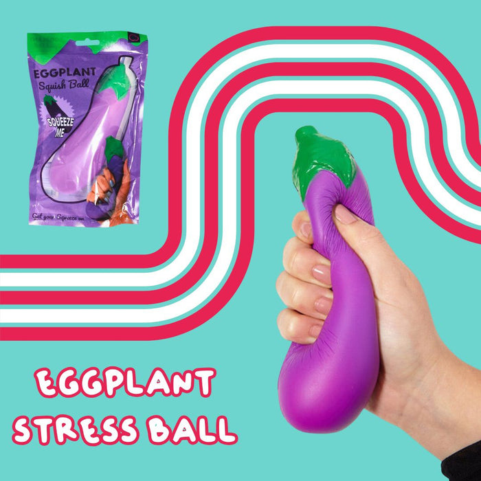 Eggplant Stress Ball