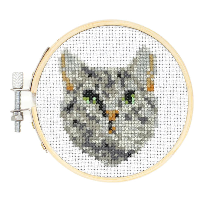 Cat Mini Cross Stitch Kit