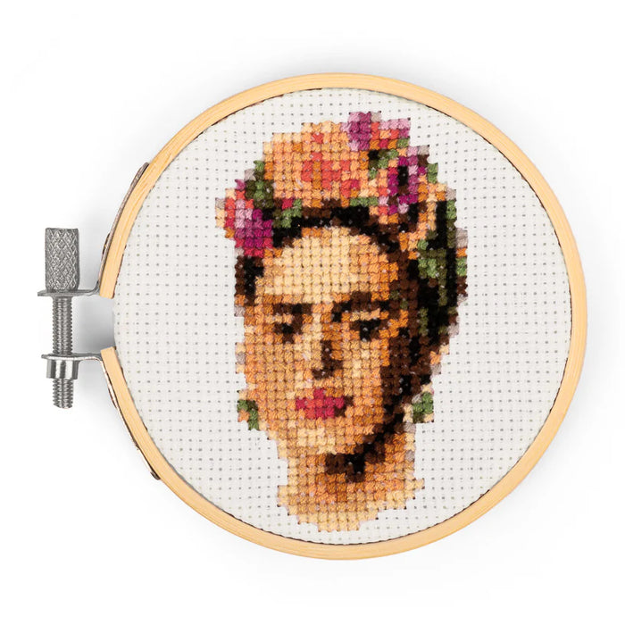 Frida Mini Cross Stitch Embroidery Kit