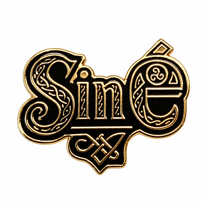 Sin E Enamel Pin