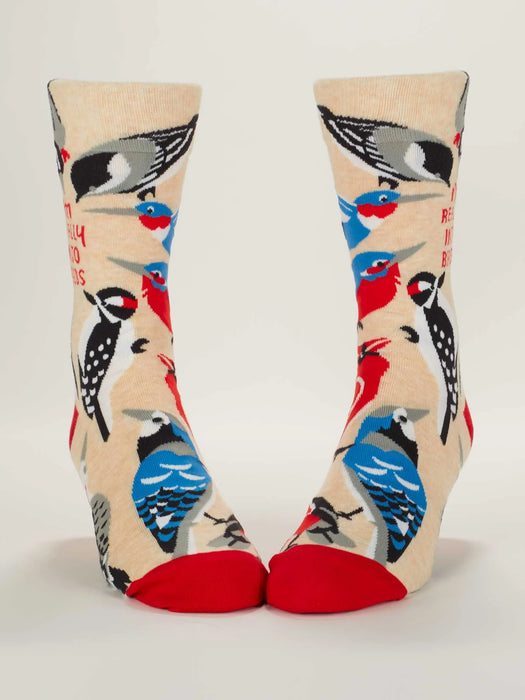 I'm really Into Birds Men's Crew Socks