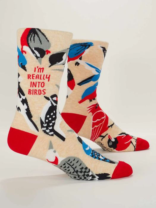 I'm really Into Birds Men's Crew Socks