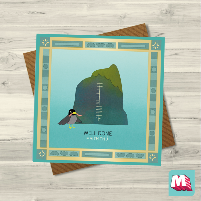 Well Done Ogham Card