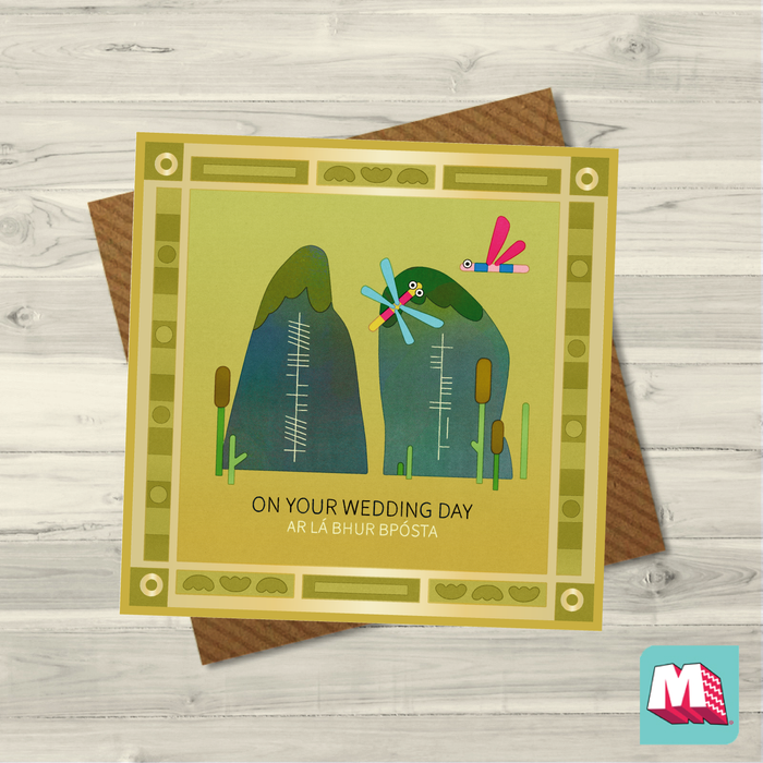 On Your Wedding Day Ogham Card