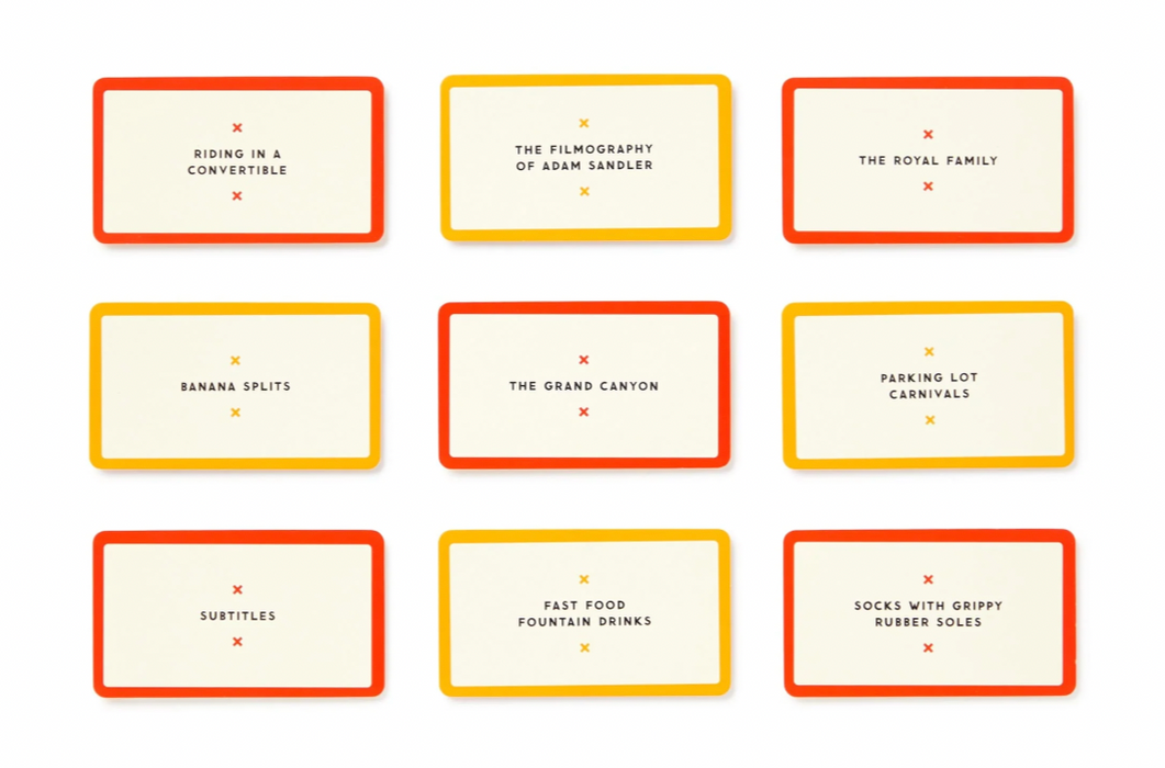 Overrated/Underrated Game