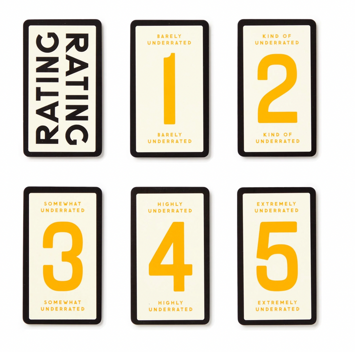 Overrated/Underrated Game