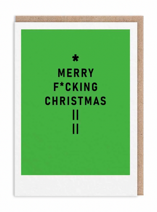 Merry F**cking Christmas Card