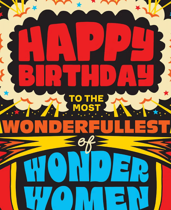 Wonder Women Birthday Card