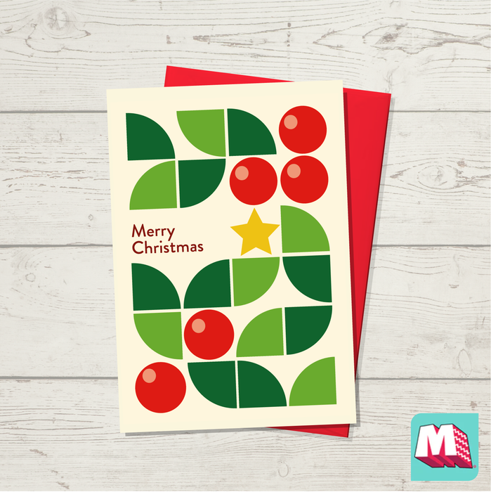 Happy Christmas - Holly Grid