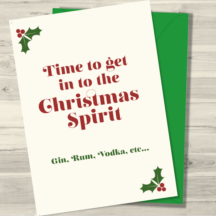 Christmas Spirit Card