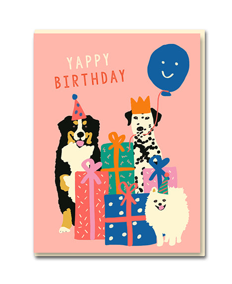 The Dogs Birthday Card- Yappy Birthday