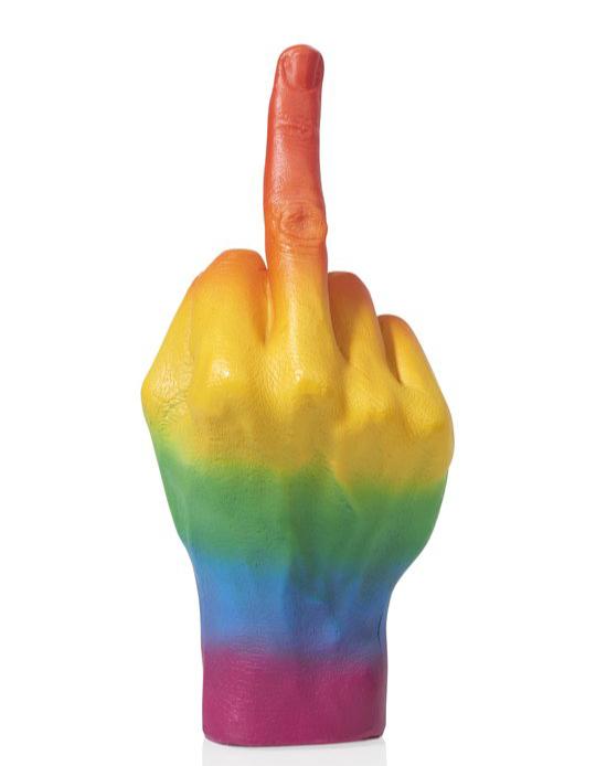The Finger Sculpture - Rainbow