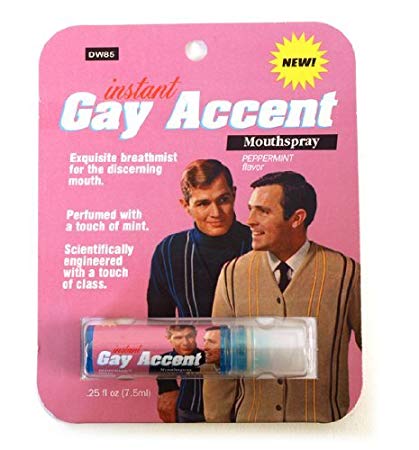 Instant Gay Accent Breath Spray - Maktus