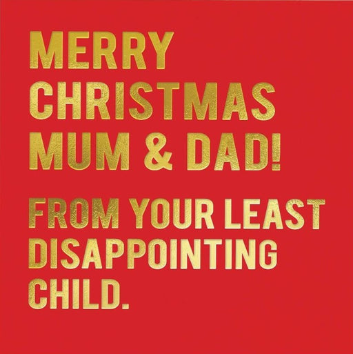 Merry Christmas Mum and Dad - Maktus