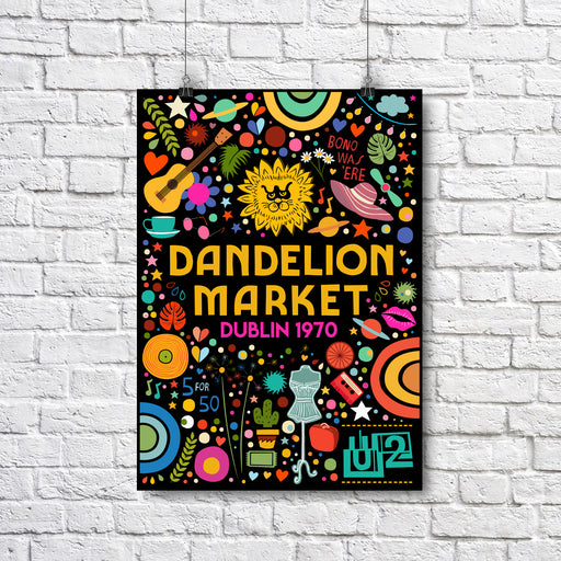 Dandelion Market A3 Print - Maktus