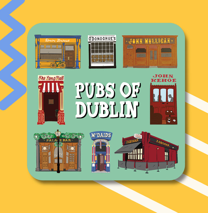 Pubs of Dublin coaster