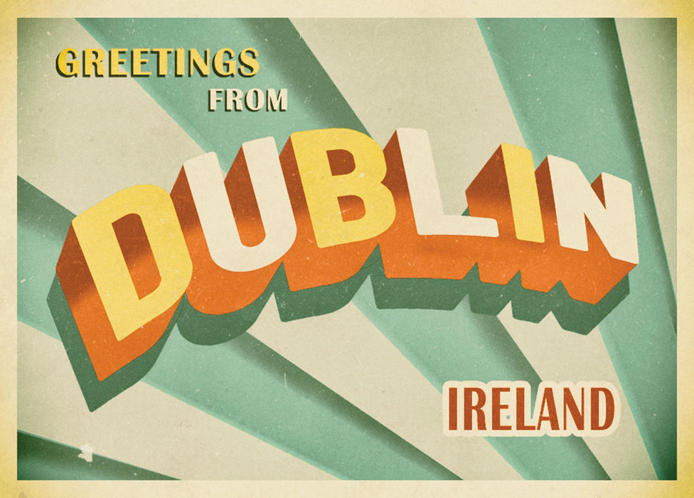 Dublin Postcards Pack of 6