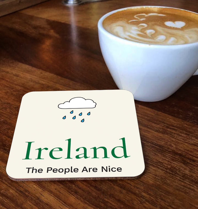 Ireland (The People are Nice) Coaster
