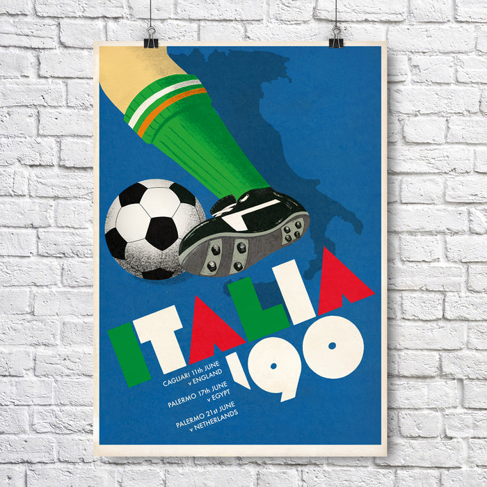 Italia '90 World Cup A3 Poster