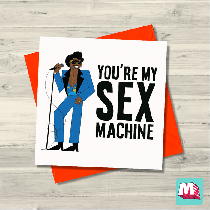 James Brown You're My Sex Machine Card
