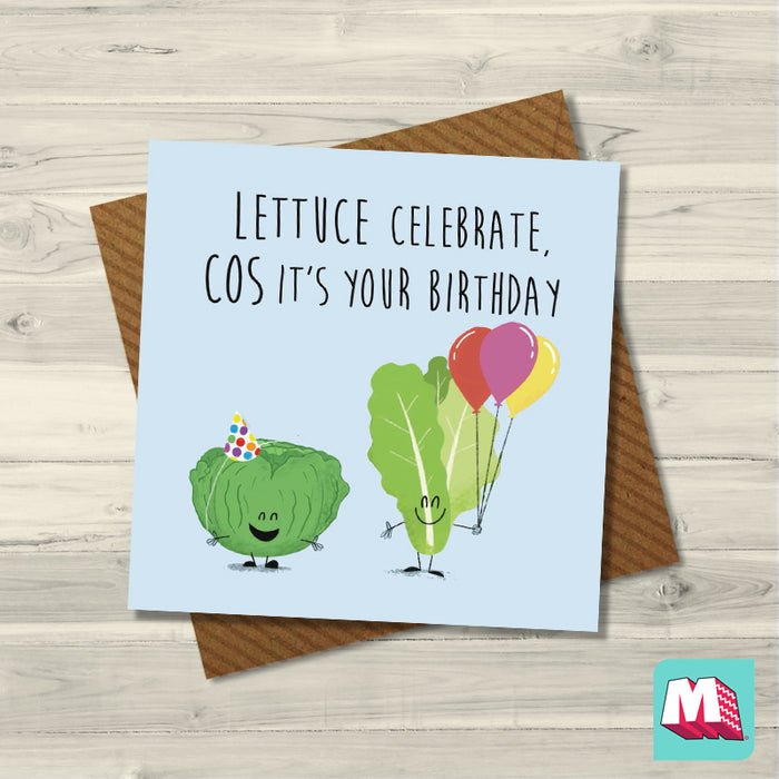 Lettuce Celebrate Greeting Card