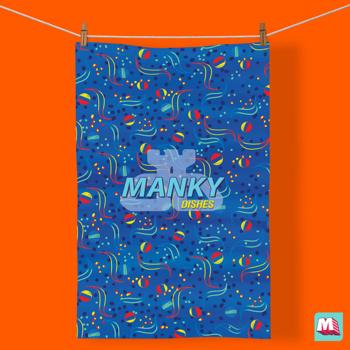 Manky Dishes - Tea Towel