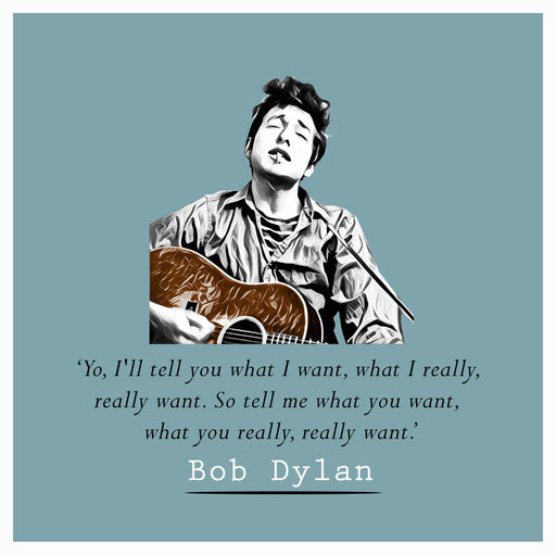 Bob Dylan - Yo, I'll Tell You What I Want... - Maktus