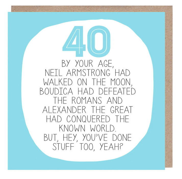 40 Age Card