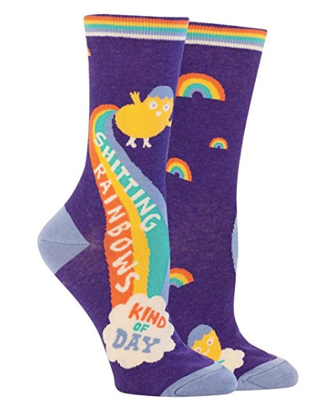 Shitting Rainbows Ladies Socks - Maktus