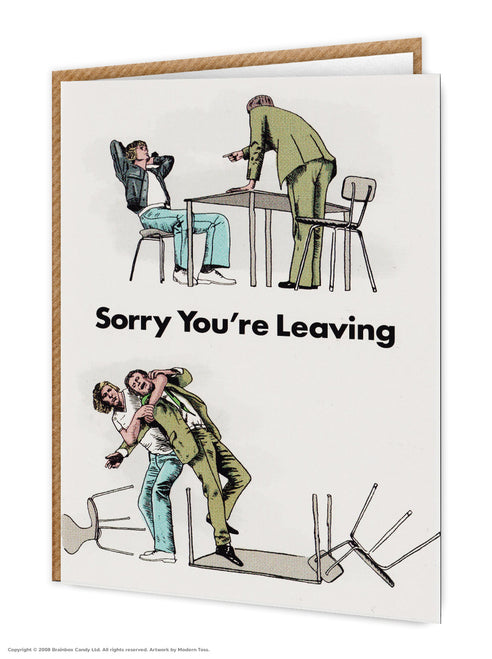 Sorry you are leaving card - Maktus