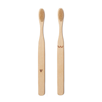 Nudie Bamboo Toothbrush Set - Maktus