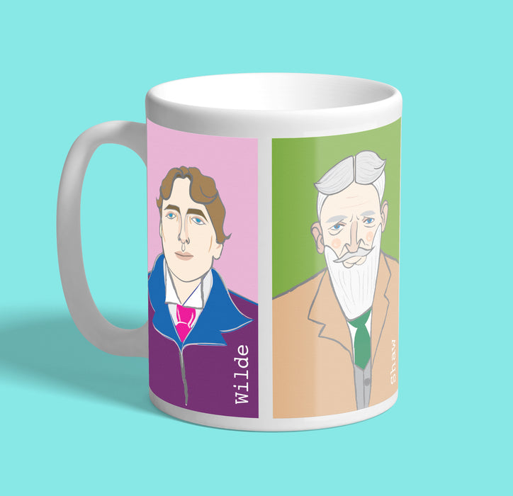 Writers of Ireland (Wilde, Shaw, Behan, Kavanagh) series 1— Mug