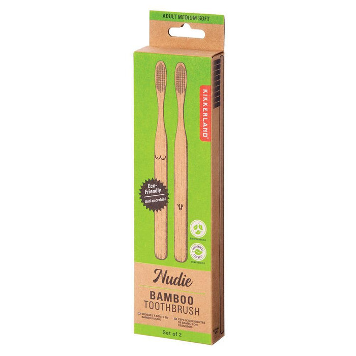 Nudie Bamboo Toothbrush Set