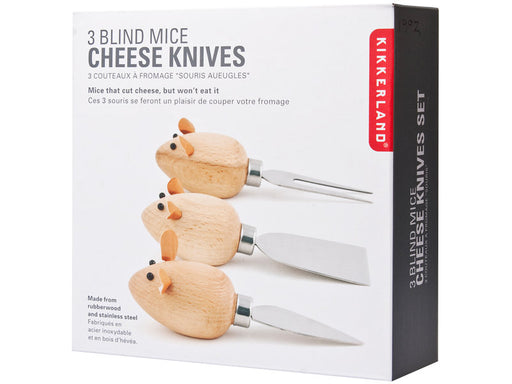 3 Blind Mice Cheese Knives - Maktus