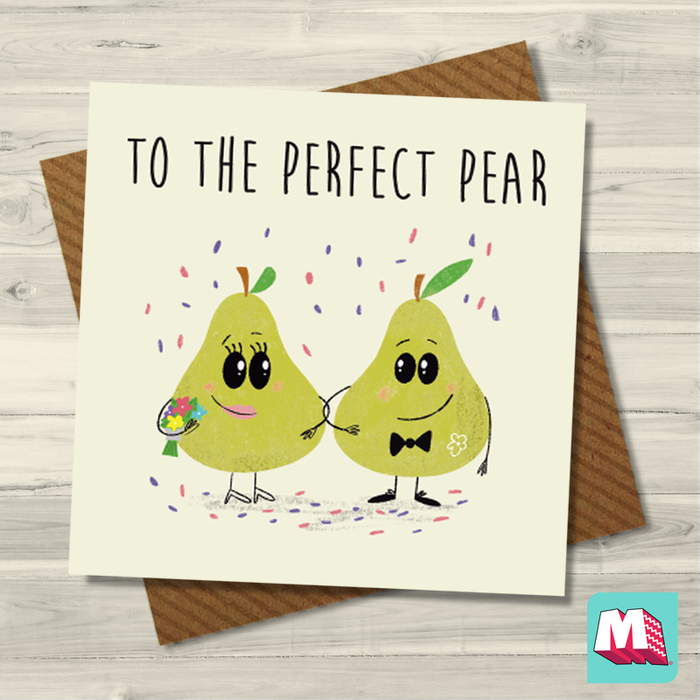 Perfect Pear Greeting Card