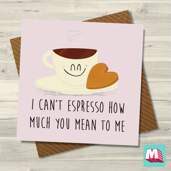 Espresso Greeting Card