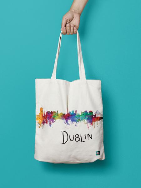 Dublin Skyline Tote Bag - Maktus