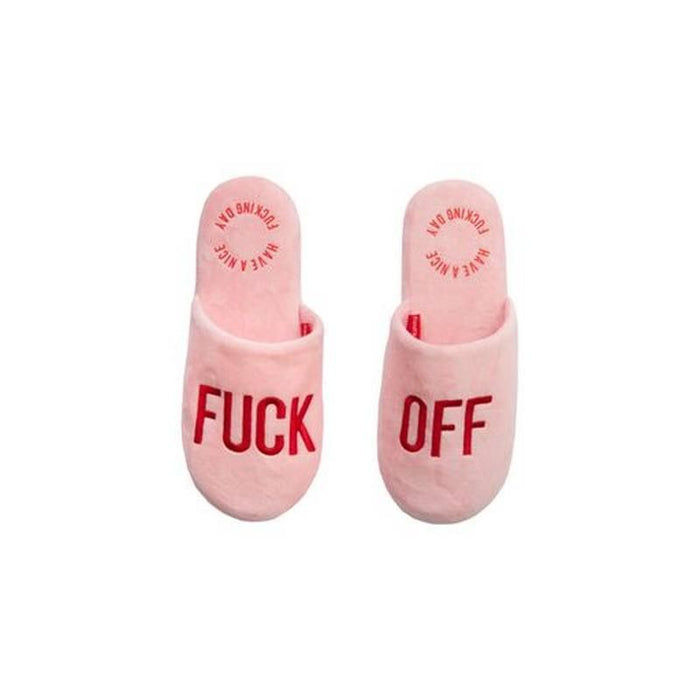 Fuck Off Slippers - Pink