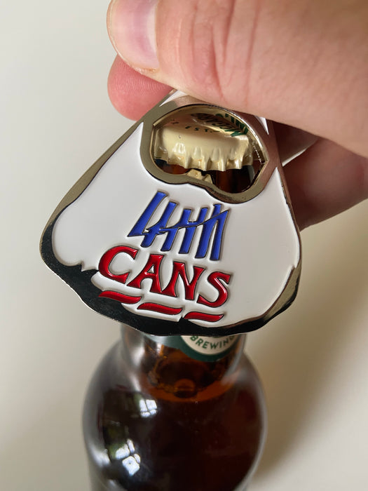Bag of Cans Bottle Opener Keyring